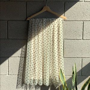 Polka Dotted Maxi Skirt